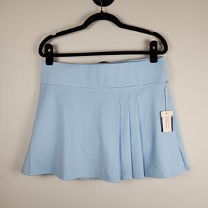 Tommy Bahama Skort Skirt Pleated Golf Tennis Pickleball A-Line Blue NWT - L